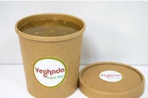 Alkaline veggie soup  at Veghada - Maybe closed in Philadelphia