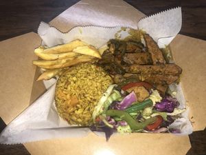 Veggie Fish Platter !!! #Vegan  at Veghada - Maybe closed in Philadelphia