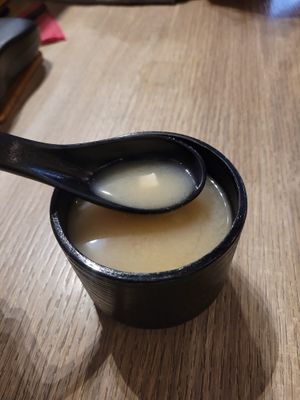 Miso soup  at Takara in Dublin