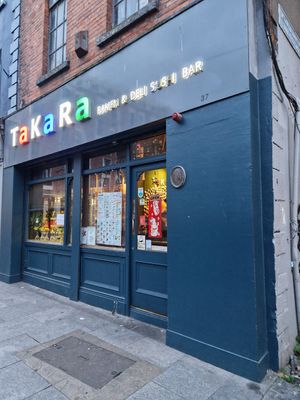 Outside at Takara in Dublin