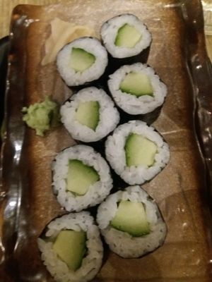Cucumber Maki at Takara in Dublin