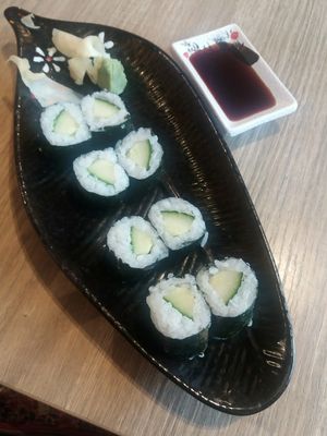 Cucumber hosi maki at Takara in Dublin