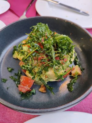 Tomato and avocado tartare at Taberna De Nino in Lanzarote