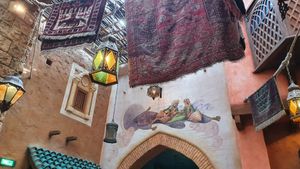  at Disneyland - Agrabah Cafe in Chessy