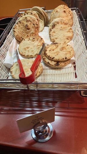 Naan  at Disneyland - Agrabah Cafe in Chessy