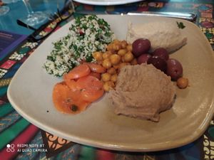 Mixed entrée at Disneyland - Agrabah Cafe in Chessy