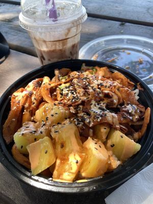 Hawaiian Sushi Bowl   at Blendz in North Bay