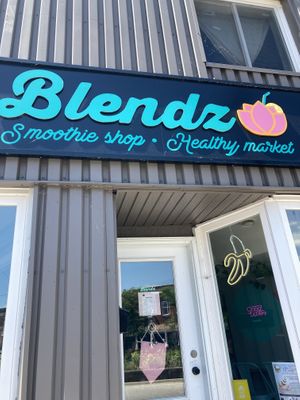 Outside  at Blendz in North Bay