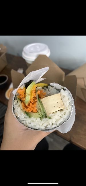 Sushi burrito   at Blendz in North Bay