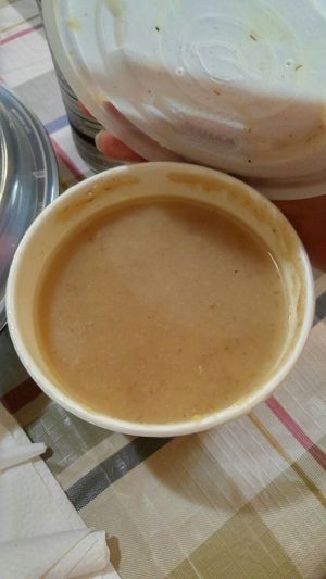 Jalapeno Pear Soup... Great! at Blendz in North Bay