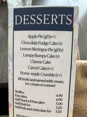 September ‘25 | Desserts  at Franco's in Port Talbot