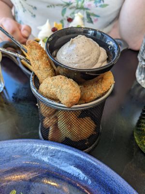 Avocado fries at The Avocado Show in Brussels