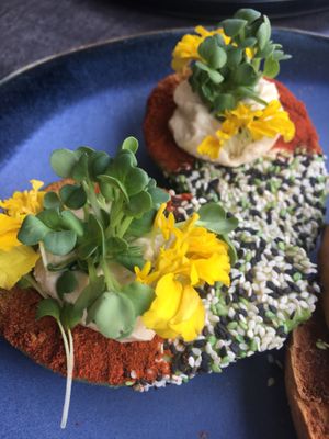 Avocado bagel at The Avocado Show in Brussels