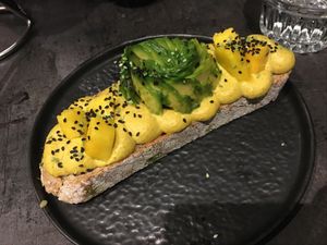 Mango tango toast at The Avocado Show in Brussels