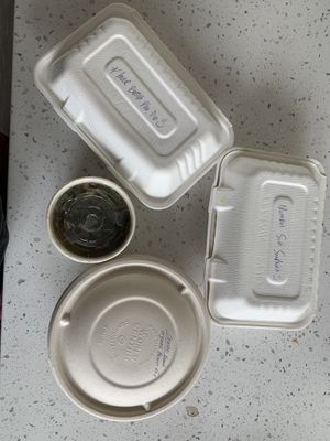 Compostable packaging  at St. Veg in Rockville