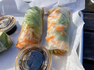 Fresh Summer Rolls at St. Veg in Rockville
