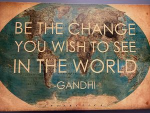 Sign in restroom at St. Veg in Rockville