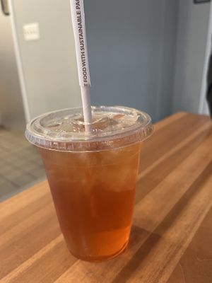 Flower power tea  at St. Veg in Rockville
