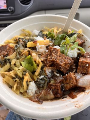 Mom’s Caramel Tofu Bowl   at St. Veg in Rockville