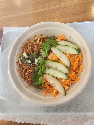 Shredded loaf medley bowl at St. Veg in Rockville