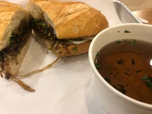 Flavor Bomb Pho Dip at St. Veg in Rockville