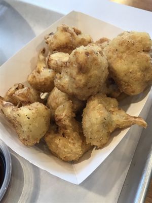 Cauliflower bites at St. Veg in Rockville