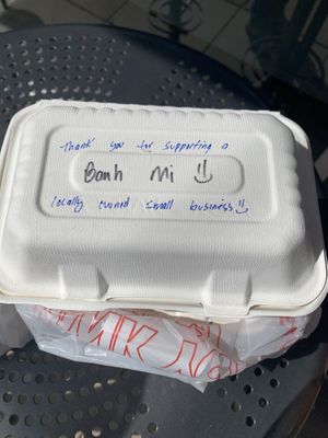 Paper containers. Support local! at St. Veg in Rockville