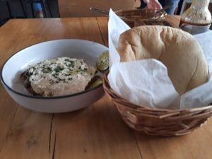 Roasted eggplant recommondation:don't order it at The Open Kitchen in Monteverde