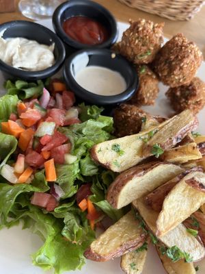 Falafel  at The Open Kitchen in Monteverde