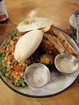Falafel at The Open Kitchen in Monteverde