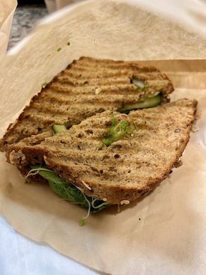 Pesto panini   at Alkalicious Cold Pressed Juice Bar in Chesapeake