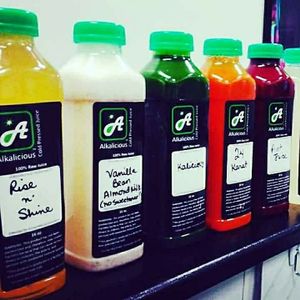 Cold pressed juices at Alkalicious Cold Pressed Juice Bar in Chesapeake