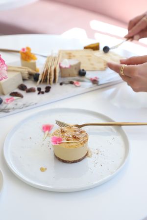 Pumpkin pie spice mousse cake  at Planthropie in Birmingham