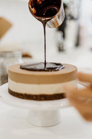 Custom chocolate cake  at Planthropie in Birmingham