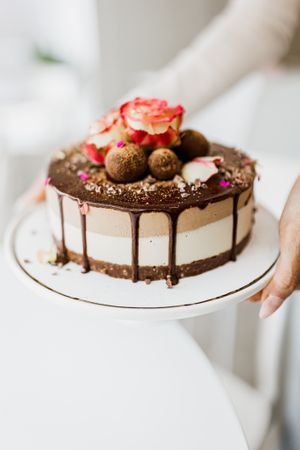 Special occasion custom cake  at Planthropie in Birmingham