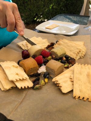 Cheese tasting box  at Planthropie in Birmingham