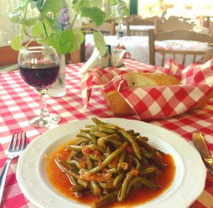 Green beans  at Taverna Kissos in Athens