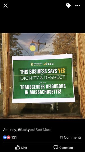 sign on the outside  at The Ashfield Lakehouse  in Ashfield