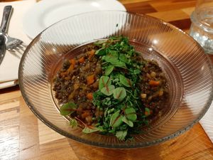 Lentil dish at The Green House in Utrecht
