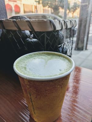 White matcha at Back Room in San Francisco