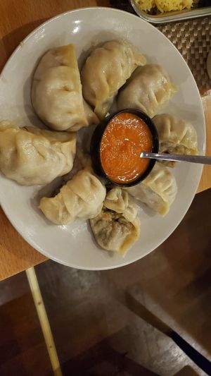 Momos, not tasty and cold at Nepal Haus in Munich