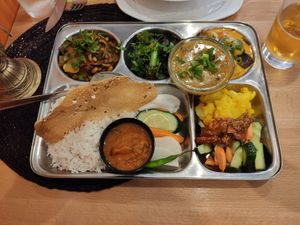 Thali at Nepal Haus in Munich