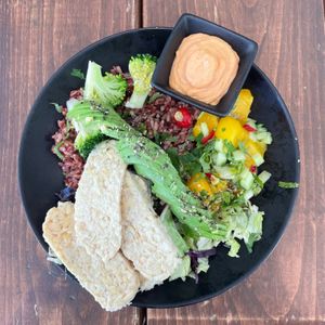 miso mango bowl at A.VO.KA.DO in Malmo