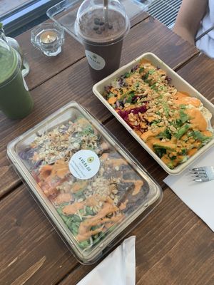 Noodle bowls and smoothies  at A.VO.KA.DO in Malmo