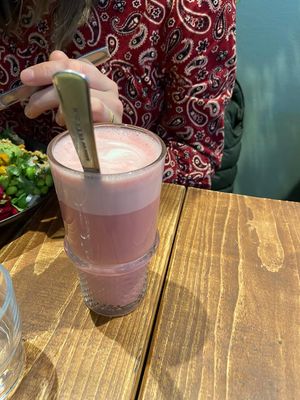 Beet latte at A.VO.KA.DO in Malmo