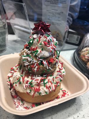 Cinnamon roll, cookie dough scoop, frosting and sprinkles!  at Cinnaholic  in Knoxville