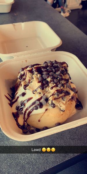 Cookie dough 😍 at Cinnaholic  in Knoxville