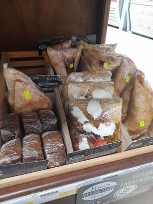 vegan box in the supermarket at Rios Vegan Food in Puerto Viejo De Talamanca