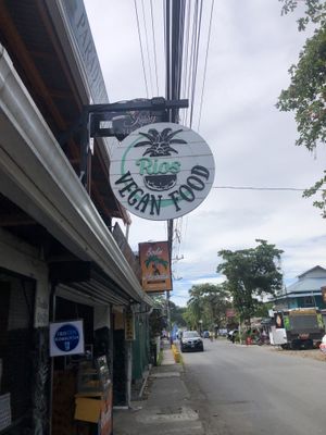 Permanent stand on the Main Street   at Rios Vegan Food in Puerto Viejo De Talamanca