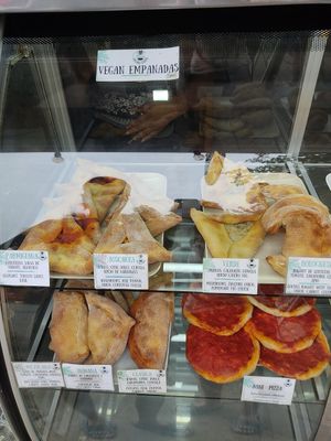 Empanadas/Savoury Pastries were 1700 at Rios Vegan Food in Puerto Viejo De Talamanca